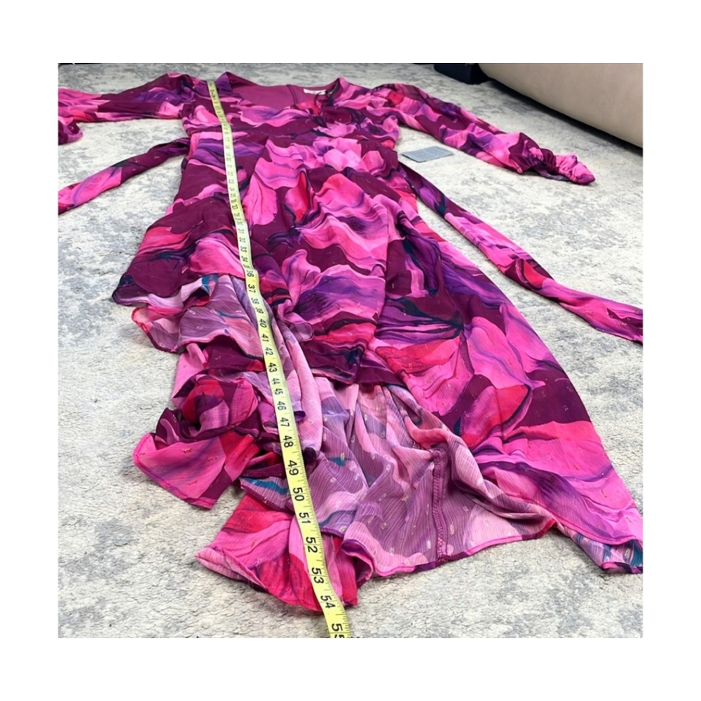 🤍Eliza J. Brand NEW Gorgeous High Low Chiffon Dress💕Size 12 - Picture 5 of 8